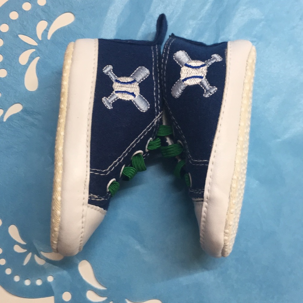 Baby Gear baseball shoes baby walkers blue 3-6 m - Picture 5 of 8